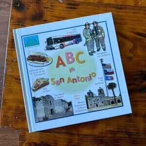 All About Cities ABC In San Antonio English/Spanish Hardcover Book